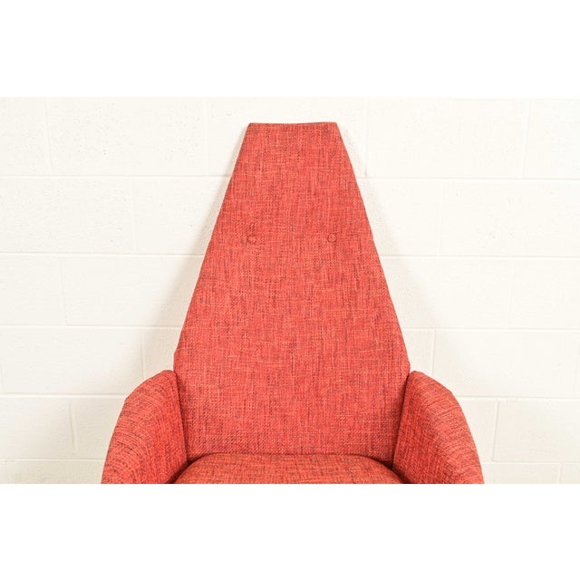 Adrian Pearsall for Craft Associates Mid-Century Modern High Back Dining Chairs, Set of Four For Sale In South Bend - Image 6 of 13