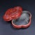 Chinese Vintage Chinese Cinnabar Carved Lacquer Box With Bird & Flower Motif For Sale - Image 3 of 9