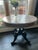 Victorian Refinished Victorian-Inspired Pedestal Parlor Table For Sale - Image 3 of 9