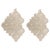 Wonderful pair of mid-century wall sconces, made by kalmar, austria, manufactured, circa 1970-1979. each tulip-shaped...