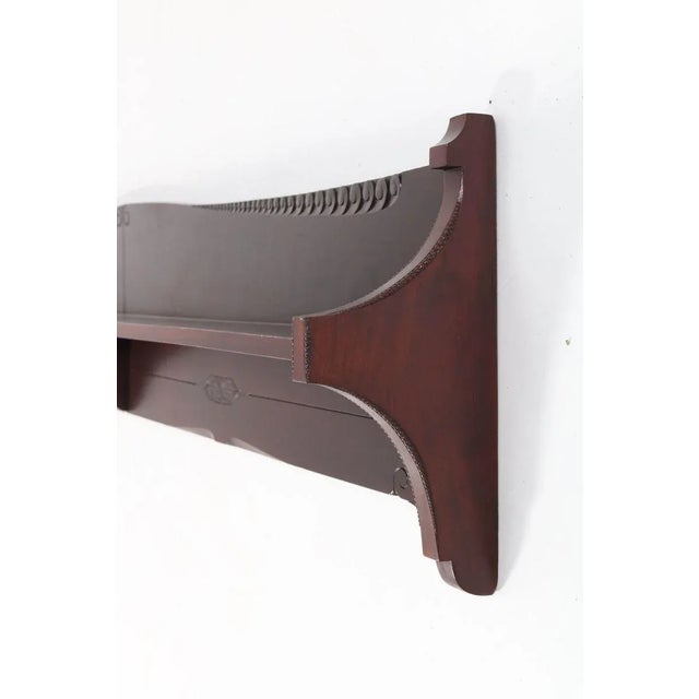 Large Mahogany Art Nouveau Arts & Crafts Bookshelf, 1900s For Sale - Image 5 of 9