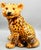 Mid 20th Century Mid Century Italian Glazed Leopard Cub Figurine For Sale - Image 5 of 12