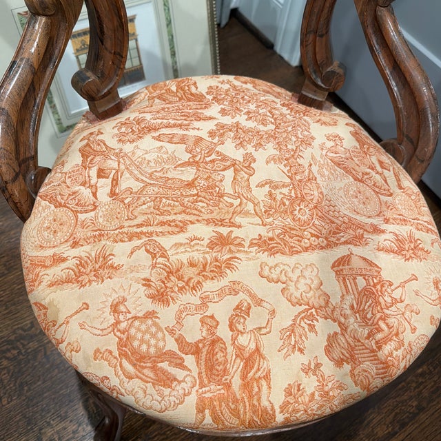 Vintage Upholstered Chair (Set of 2) For Sale In Houston - Image 6 of 10