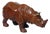 Vintage Leather Rhinoceros, India, 1950s For Sale