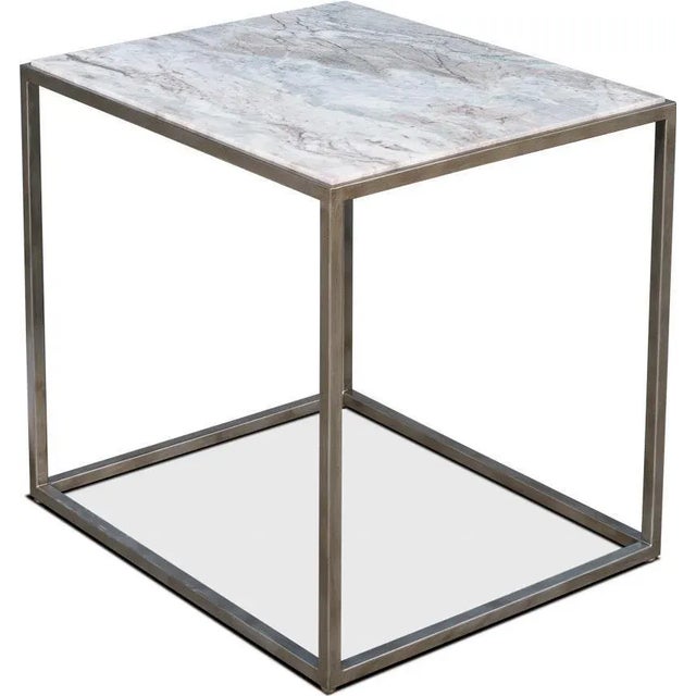Sarreid Ltd. Contemporary Cube Side Table For Sale In Raleigh - Image 6 of 6