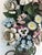 Antique Tole Metal Flower Arrangements, Pair For Sale In Palm Springs - Image 6 of 7
