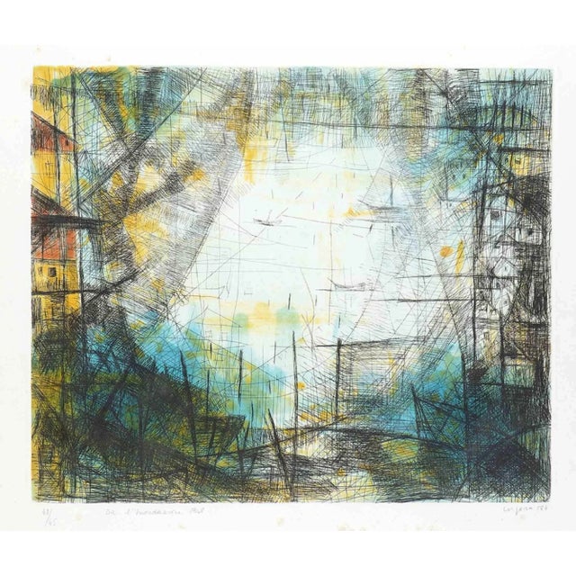 from the flood 1948 1976 Etching 50 x 70 cm Specimen number and title bottom left: 43/45, signed bottom right with the...