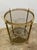 Metal 1940s Brass Mid-Century Bar Trolley, in the Style of Maison Jansen For Sale - Image 7 of 8