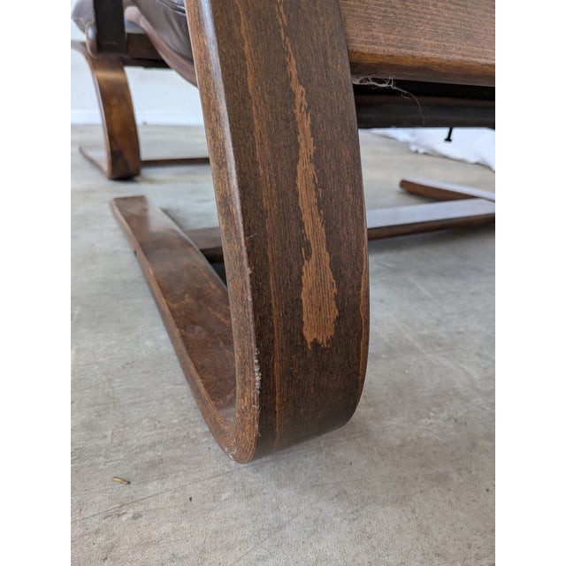 Set of Vintage Panther Lounge Chair with Ottoman, 1970s For Sale - Image 14 of 18