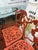 Orange Set of 4 Vintage Orange Iron Garden Patio Chairs For Sale - Image 8 of 10