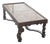 Baker Furniture French Country Coffee Table With Parquetry Top and Carved Legs- Style No. 839 For Sale