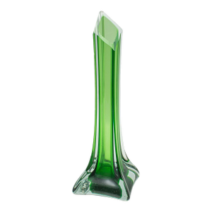 Small Vintage Single Stem Vase, Scandinavian, Glass, Posy Sleeve, Mid Century