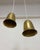 Scandinavian Pendants with Perforated Brass Shades by Boréns, 1960s, Set of 2 For Sale - Image 4 of 10