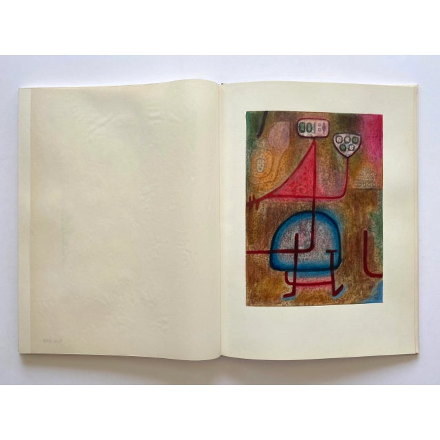 Paul Klee Vintage 1958 LMTD First Edition Rare Fine Art Pochoir Prints Portfolio Extra Large Hardcover Mid Century Modernist Art Book For Sale - Image 11 of 12