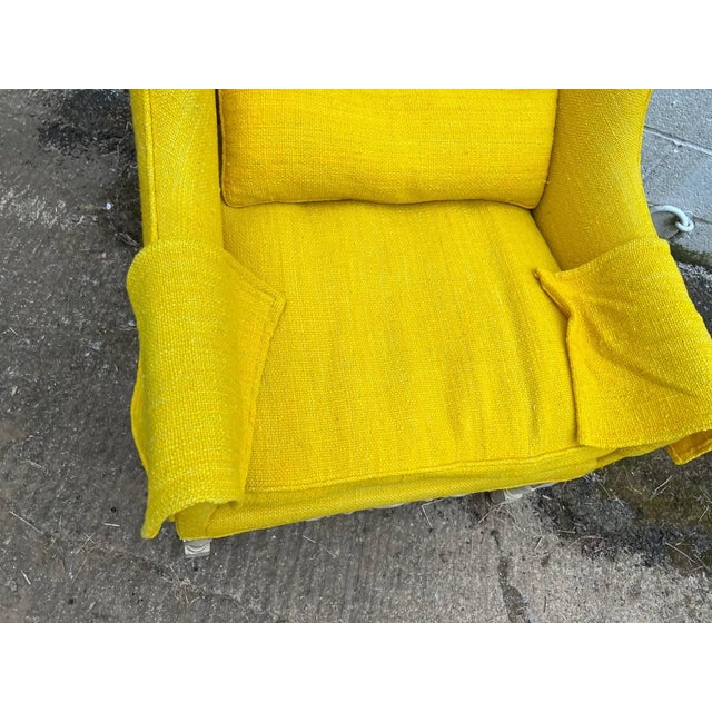 Early 20th Century Pair Jacobean Style Painted Turned Wood & Yellow