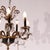 Ebony French Empire Ebonized & Gilt Metal Chandelier 1930 For Sale - Image 8 of 12