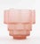 Art Deco Pink Glass Vase realized in 1930s. Excellent condition.
