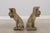 Traditional Vintage Weathered Concrete Garden Dog Statue For Sale - Image 3 of 15