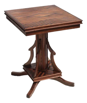 Folk Art Parquetry Table