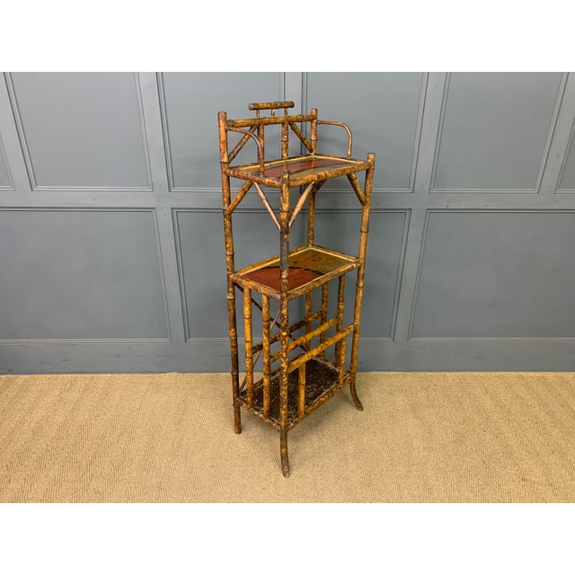 Victorian Bamboo Canterbury Whatnot, 1885 For Sale - Image 4 of 14