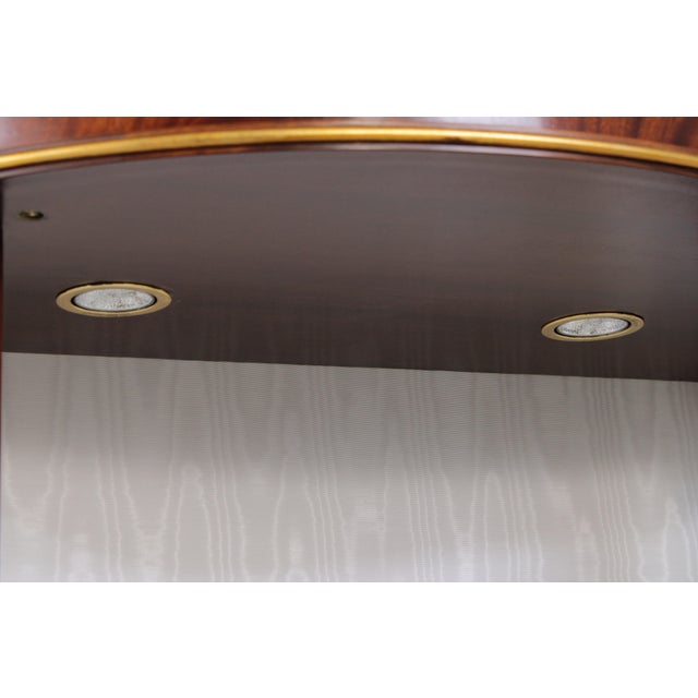 Wood Mobili Colombo Mahogany Neoclassical Vitrine Display Cabinet For Sale - Image 7 of 18