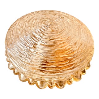 Vintage Amber Wall Lights, 1970s, Set of 2 For Sale