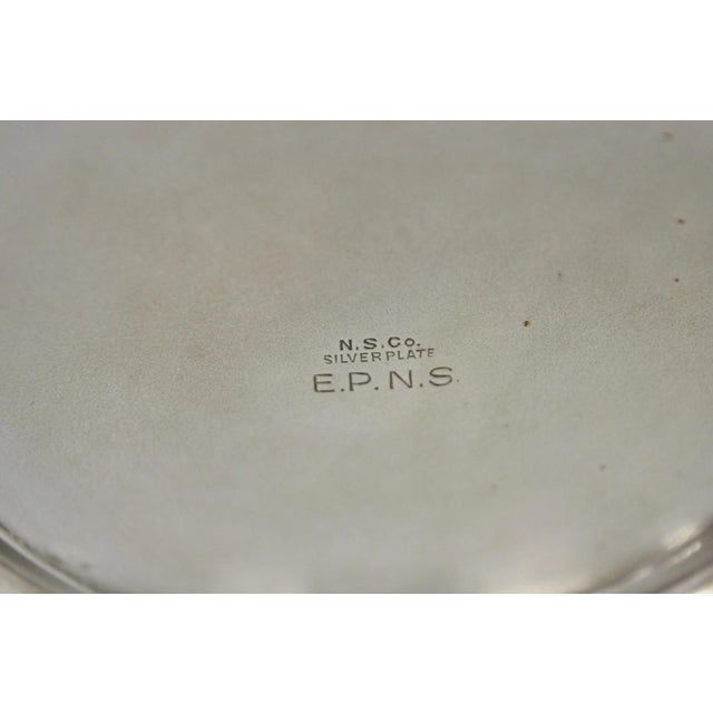 Vintage n.s. Co Victorian Bulbous Silver Plated Lemonade Beverage Water Pitcher For Sale - Image 12 of 13