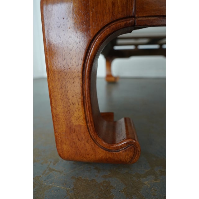 Vintage Century Furniture Burlwood Coffee Table For Sale - Image 13 of 13