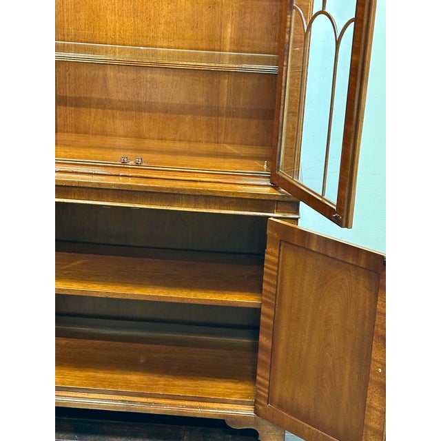 Baker Furniture Historic Charleston Collection Arched China Cabinet For Sale - Image 9 of 12