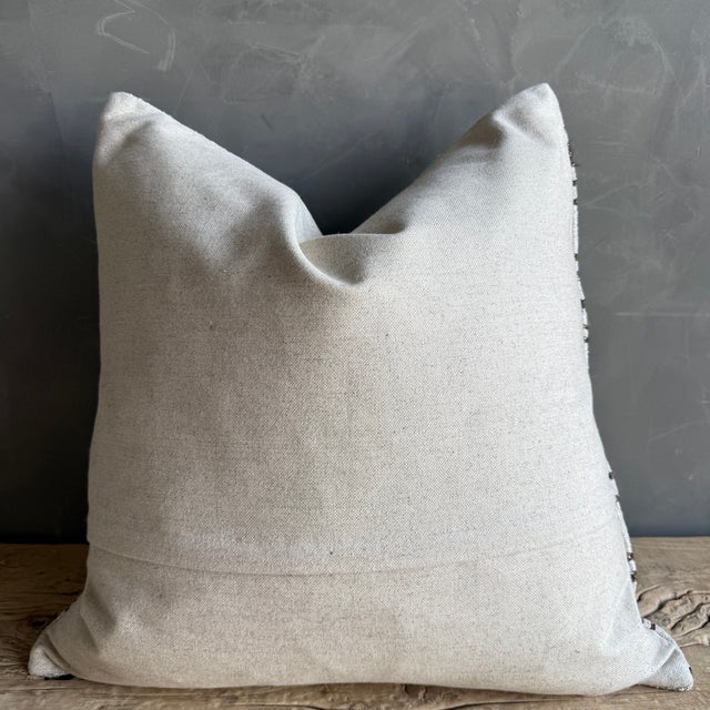 Not Yet Made - Made To Order Vintage Rug Pillow Cover With Stripes For Sale - Image 5 of 6