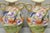 Art Nouveau Antique Nippon Moriage Hand Painted Porcelain Purple Iris & Gold Gilt Vase Pair For Sale - Image 3 of 18