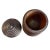 A stylish American wooden tobacco container with great patina perfect for tobacco, spice, or salt storage. Turned circular...