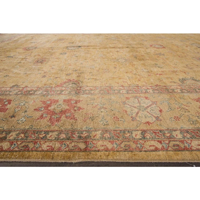 Textile 21st Century Peshwar Wool Rug For Sale - Image 7 of 8