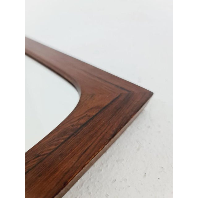 Mid-Century Modern Danish Wall-Mounted Mirror, 1960s For Sale - Image 11 of 12