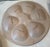 Vintage French Purple and Cream Oyster Plate For Sale In Dallas - Image 6 of 6