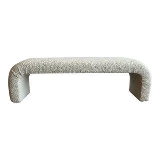 1960s Vintage Sherpa Waterfall Bench For Sale