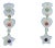 Tous Mother of Pearl Lapis Rhodonite 18k Yellow Gold Dangle Earrings For Sale