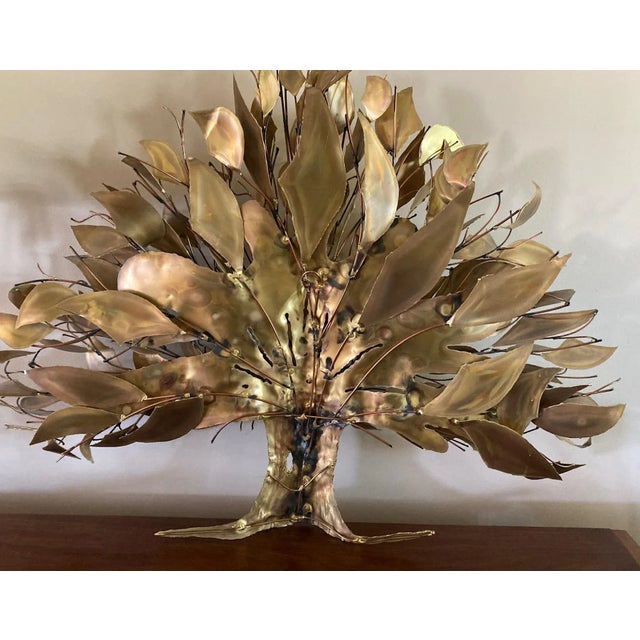 Mid 20th Century Metal Tree of Life Wall Sculpture / Art For Sale In Detroit - Image 6 of 11