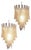 Large Italian Murano Glass Chandeliers, 1990s, Set of 2 For Sale