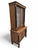 Antique Biedermeier Style Walnut Bookcase Vitrine For Sale - Image 9 of 9