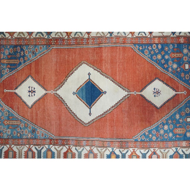 Late 19th Century Antique Bakshayesh Rug 10'4'' X 14'11'' For Sale - Image 5 of 11