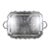 Extra Large Butler’s Tray Silver Plated Rectangular Platter Vintage Plate Ornate Handles Embossed Serving For Sale
