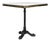 Matthew Izzo Home Avignon Square Marble Bistro Table on Cast Iron Base For Sale