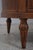 Vintage Marble Top Demilune Linen Cabinet For Sale - Image 14 of 17