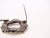 Metal Art Nouveau Aged Metal and Turquoise Garland Brooch, France, 1920s For Sale - Image 7 of 18