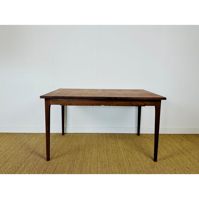 Scandinavian Walnut Dining Table with Butterfly Extensions, 1960 For Sale - Image 12 of 18
