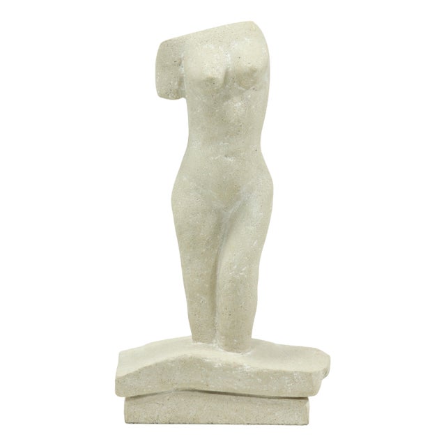 Belgian Limestone Decorative Sculpture, 1970s For Sale