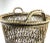 Sand Tall Rustic Rattan Hamper Bin Basket For Sale - Image 8 of 13