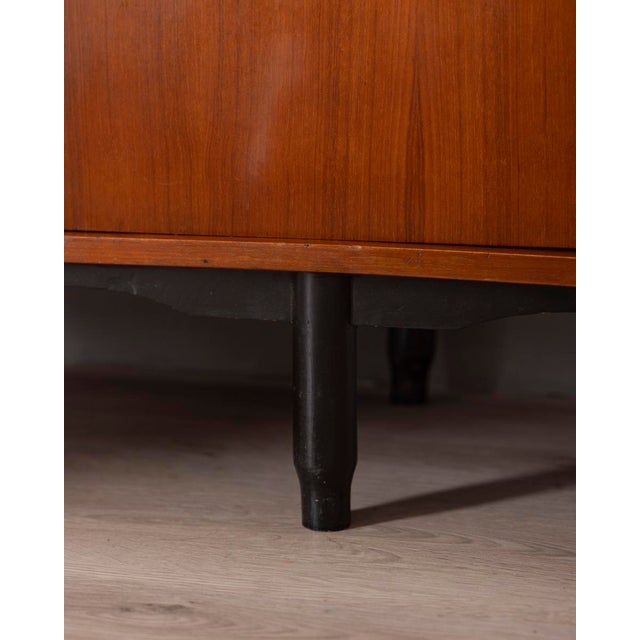 Vintage Italian Sideboard in Wood and Glass, 1960s For Sale - Image 10 of 14