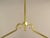 Gold Art Deco Viennese Brass Hanging Lamp, 1920s For Sale - Image 8 of 18